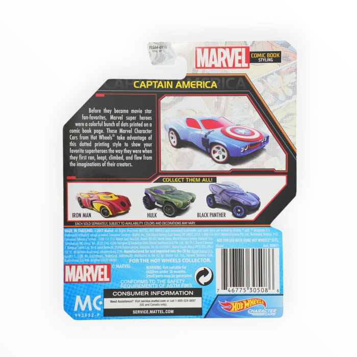 Hot Wheels Captain America - Character Cars (2018)