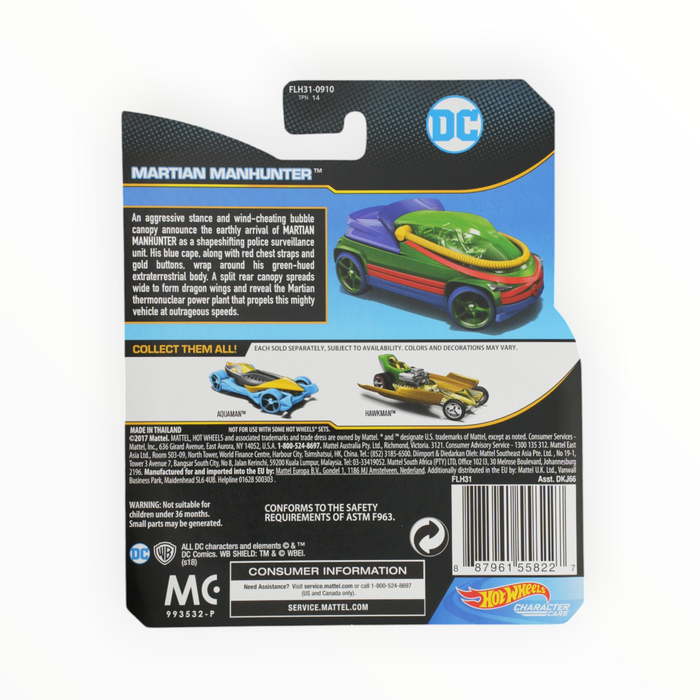 Hot Wheels Martian Manhunter - Character Cars (2018)