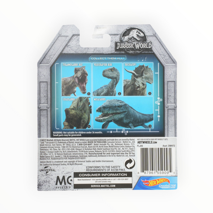 Hot Wheels Velociraptor Blue - Character Cars (2018)