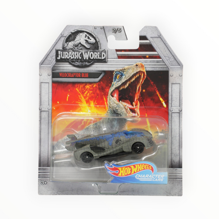 Hot Wheels Velociraptor Blue - Character Cars (2018)