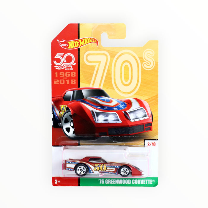 Hot Wheels '76 Greenwood Corvette - HW 50th Anniversary (2018)