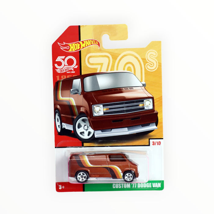 Hot Wheels Custom '77 Dodge Van - HW 50th Anniversary (2018)