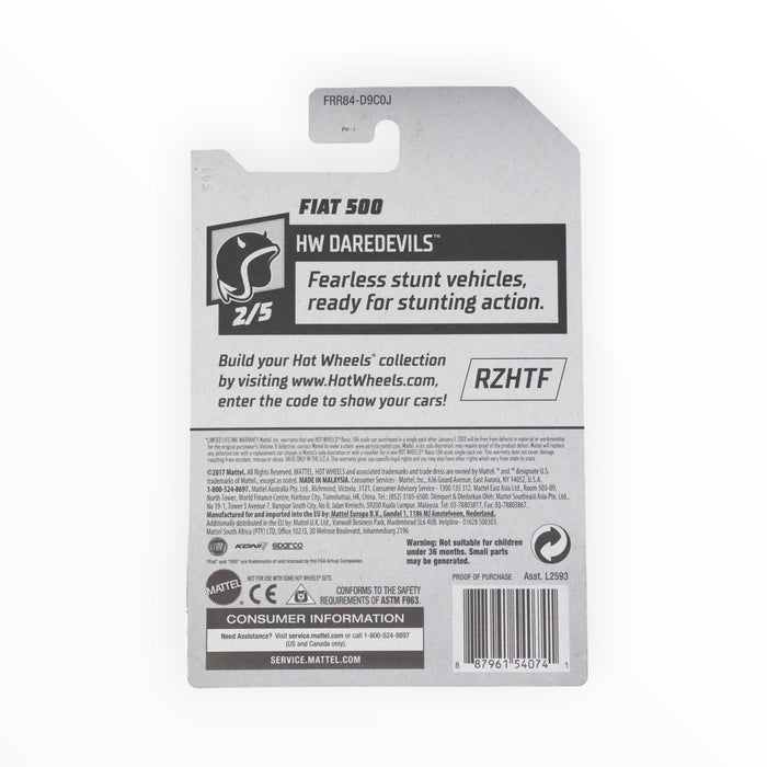 Hot Wheels Fiat 500 (Chase) Mainline (2018)