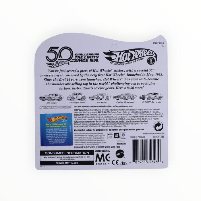 Hot Wheels Custom '67 Mustang - HW 50th Anniversary (2018)