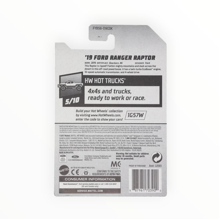 Hot Wheels '19 Ford Ranger Raptor - Mainline (2019) 185/250