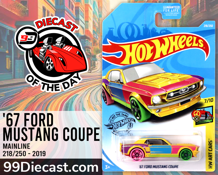 Hot Wheels '67 Ford Mustang Coupe - Mainline (2019) 218/250