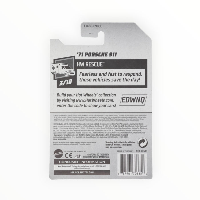 Hot Wheels '71 Porsche 911 - Mainline (2019) 122/250