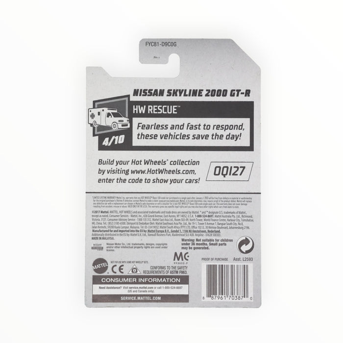 Hot Wheels Nissan Skyline 2000GT-R - Mainline (2019) 160/250