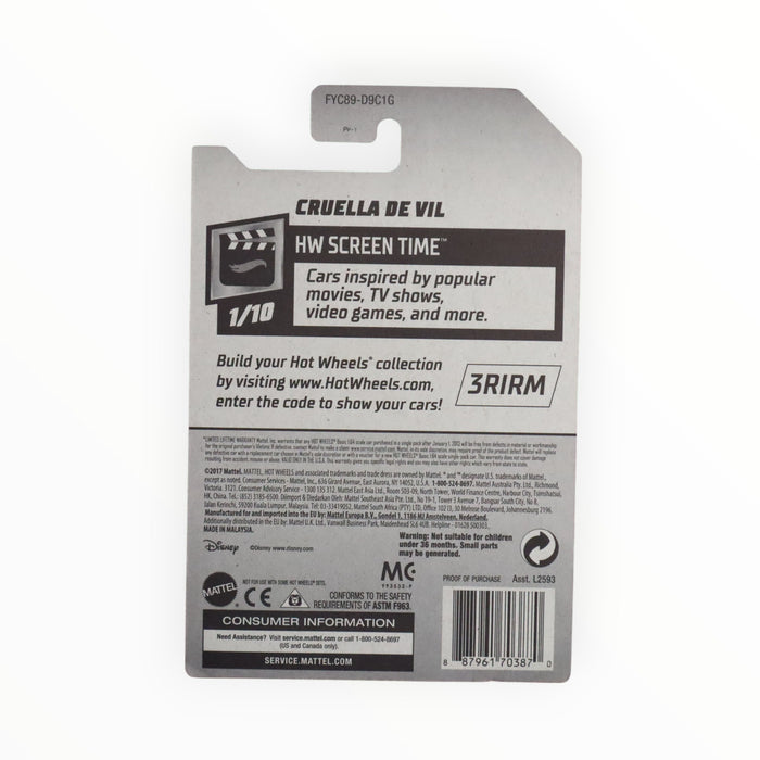 Hot Wheels Cruella de Vil - Mainline (2019) 127/250
