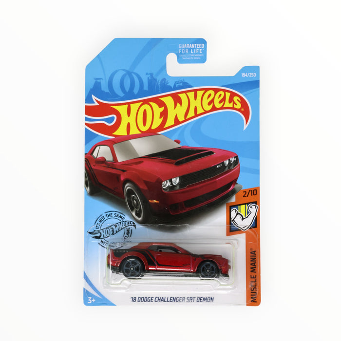 Hot Wheels '18 Dodge Challenger SRT Demon - Mainline (2019) 194/250