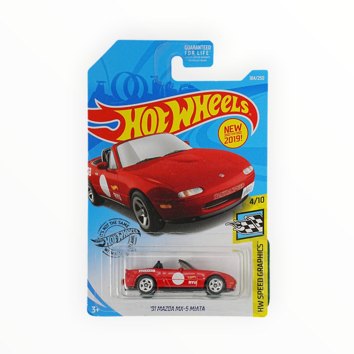 Hot Wheels '91 Mazda MX-5 Miata - Mainline (2019) 184/250