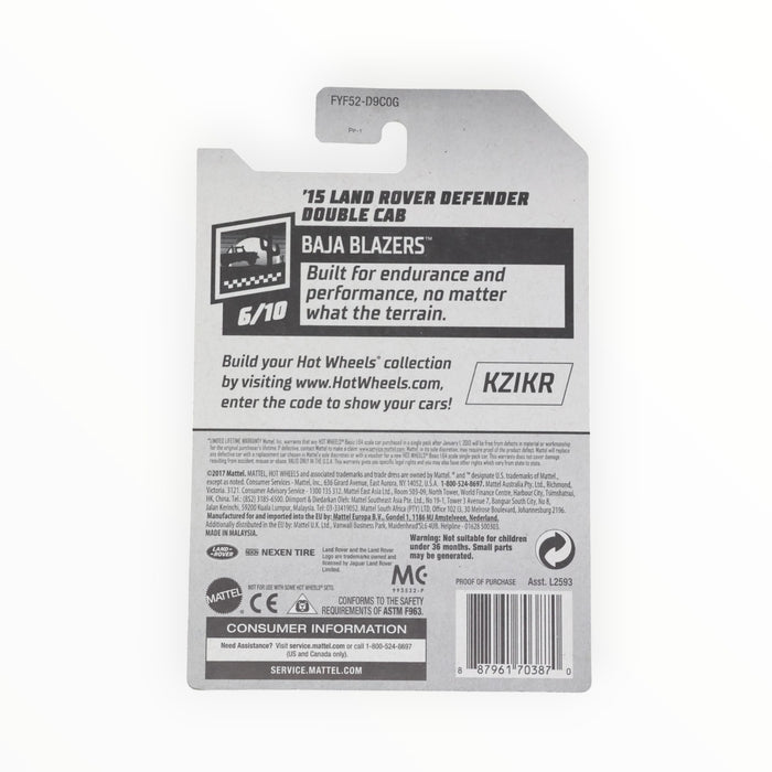 Hot Wheels '15 Land Rover Defender Double Cab - Mainline (2019) 14/250