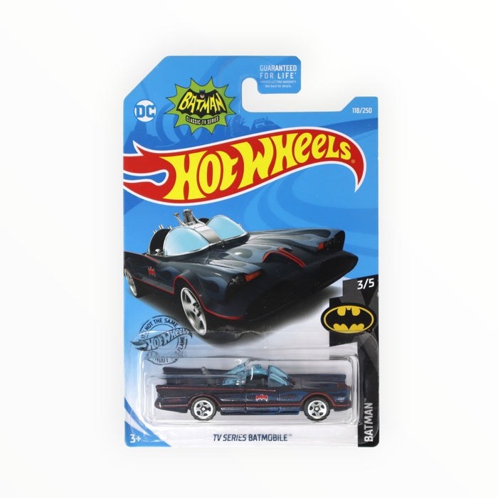 Hot Wheels TV Series Batmobile (Black w/Blue) - Mainline (2019) 118/250