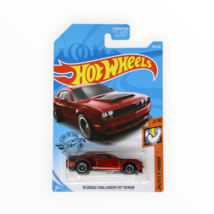 Hot Wheels '18 Dodge Challenger SRT Demon (Super Treasure Hunt) 2019 - 194/250