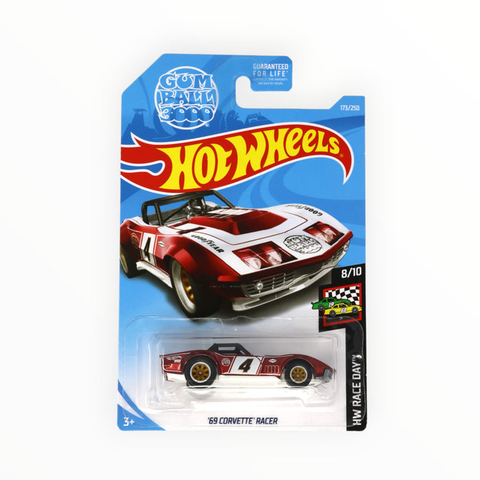 Hot Wheels '69 Corvette Racer (Super Treasure Hunt) Mainline (2019) 173/250