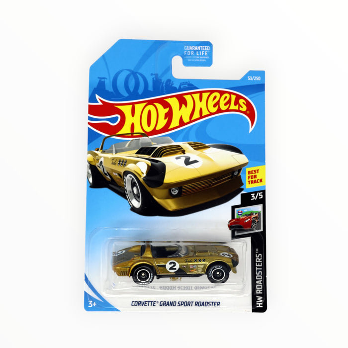 Hot Wheels Corvette Grand Sport Roadster (Super Treasure Hunt) Mainline (2019) 53/250