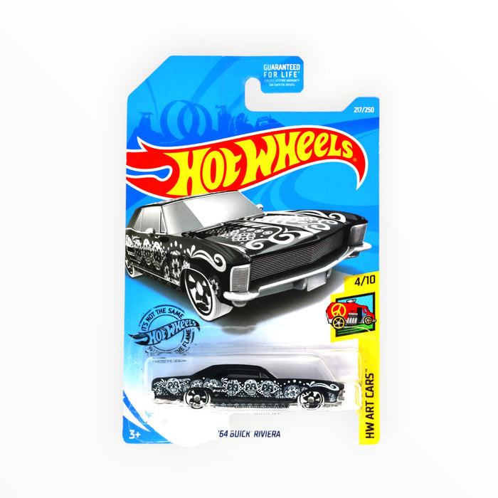 Hot Wheels '64 Buick Riviera (Black w/White) - Mainline (2019) 217/250