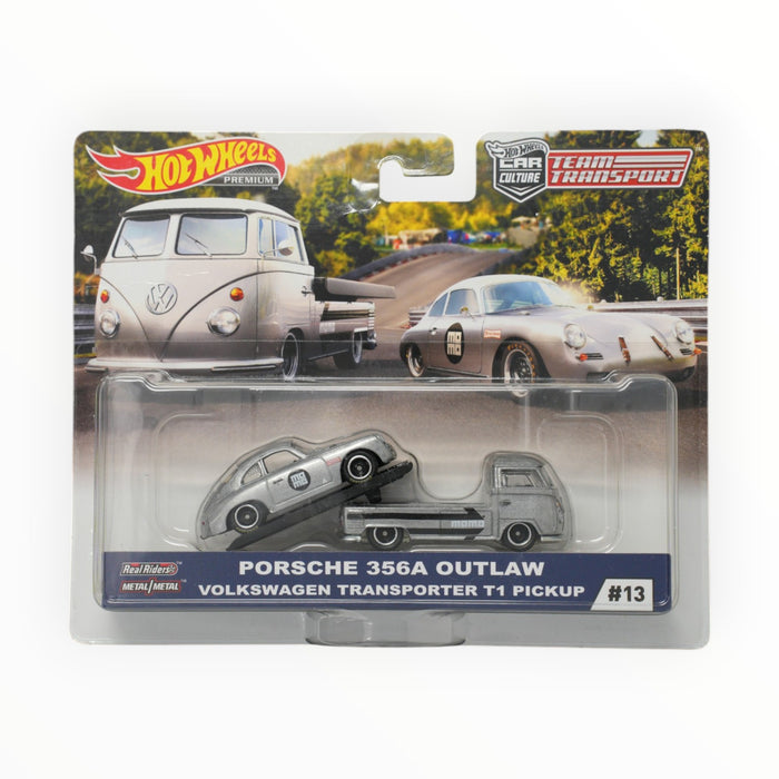 Hot Wheels Porsche 356A Outlaw / Volkswagen Transporter T1 Pickup - Car Culture: Team Transport (2019) #13