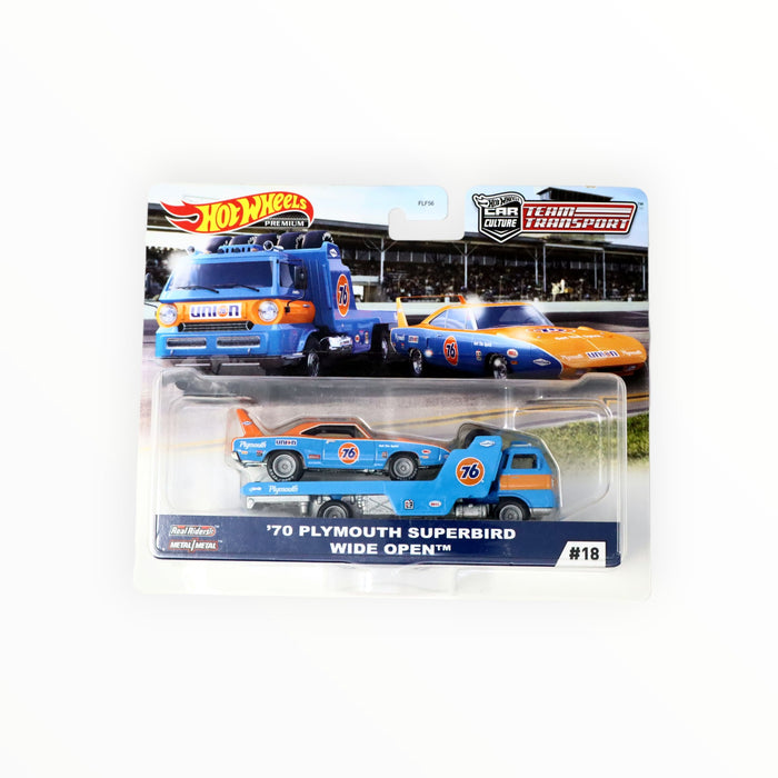 Hot Wheels '70 Plymouth Superbird / Wide Open - Car Culture: Team Transport (2020) #18