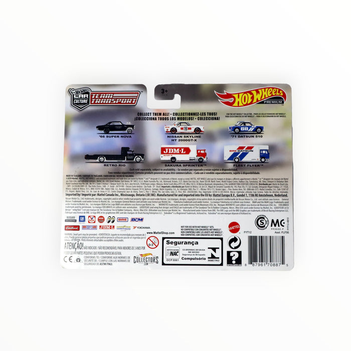 Hot Wheels '71 Datsun 510 / Fleet Flyer - Car Culture: Team Transport (2018) #9
