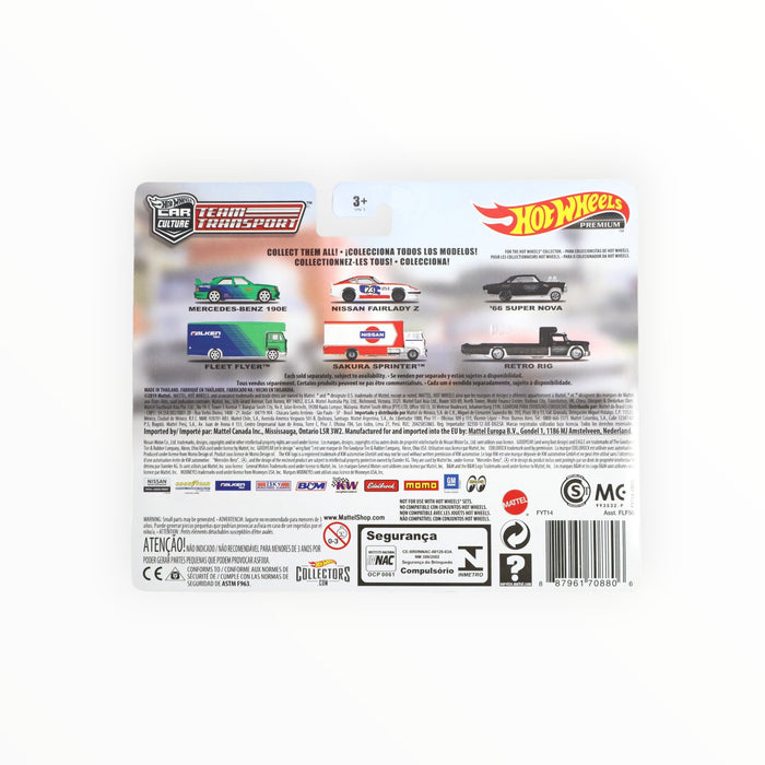 Hot Wheels Nissan Fairlady Z / Sakura Sprinter - Car Culture: Team Transport (2019) #11