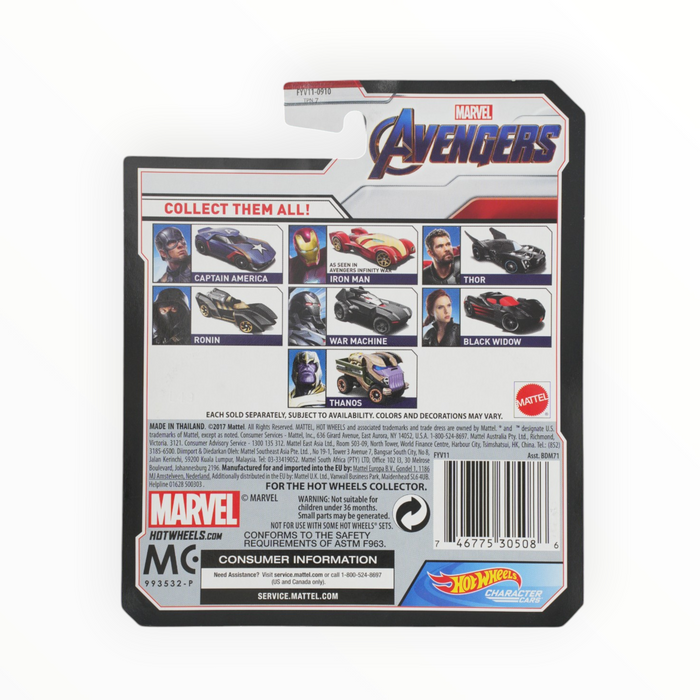 Hot Wheels Captain America - Character Cars (2019)