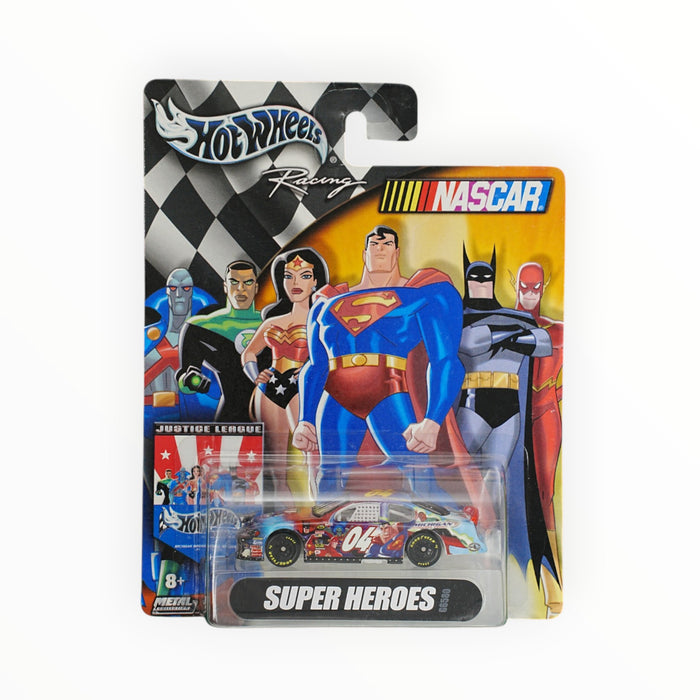 Hot Wheels Monte Carlo Stocker (#4, Justice League, Michigan Super Heroes) Pro Racing (2004)