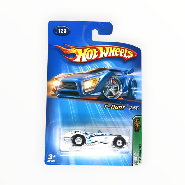 Hot Wheels 1958 Corvette (Treasure Hunt) Mainline (2005) 123/187