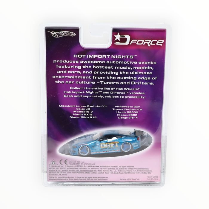 Hot Wheels Nissan Silvia S15 - HIN D-Force (2004)