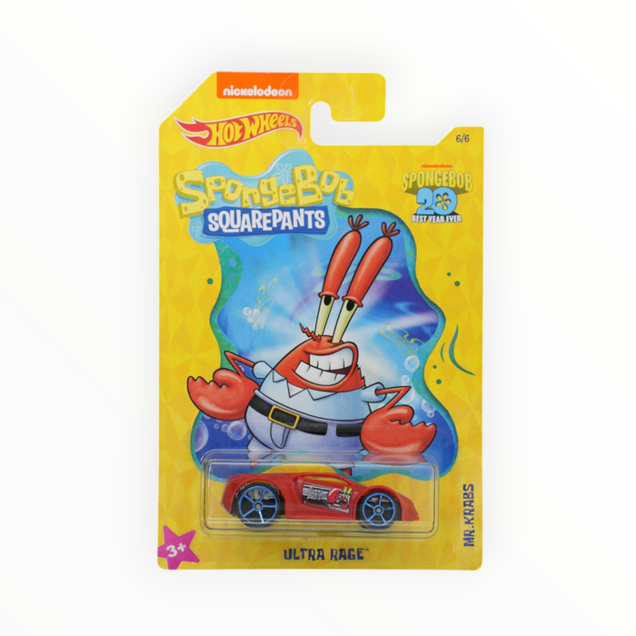 Hot Wheels Ultra Rage (Mr Krabs) SpongeBob (2019) 6/6