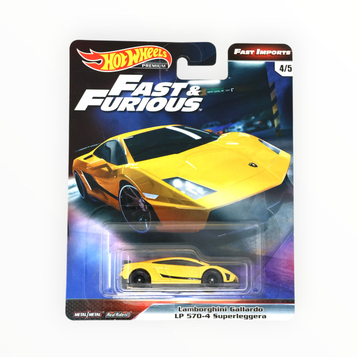 Hot Wheels Lamborghini Gallardo LP 570-4 Superleggera - Fast & Furious Premium (2019)