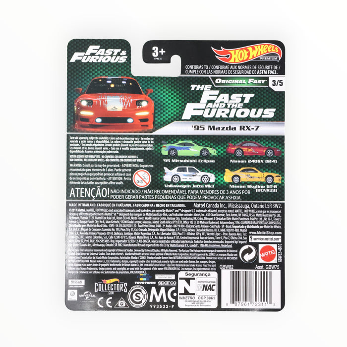 Hot Wheels '95 Mazda RX-7 - Fast & Furious Premium (2019)