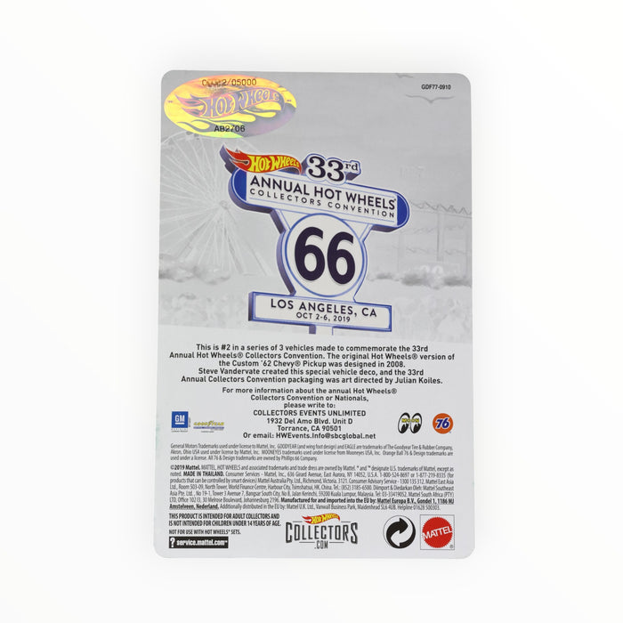 Hot Wheels Custom '62 Chevy Pickup - Collectors Convention (2019)