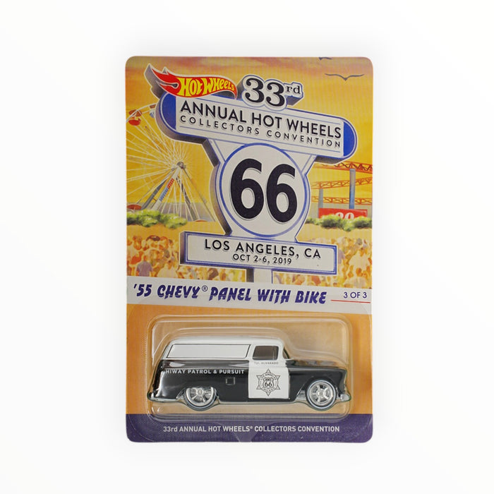 Hot Wheels '55 Chevy Panel with Bike - Collectors Convention (2019)
