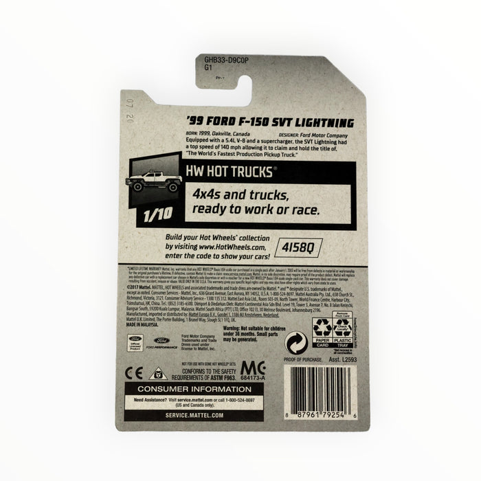 Hot Wheels '99 Ford F-150 SVT Lightning - Mainline (2020) 237/250
