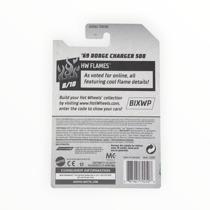 Hot Wheels '69 Dodge Charger 500 - Mainline (2020) 189/250