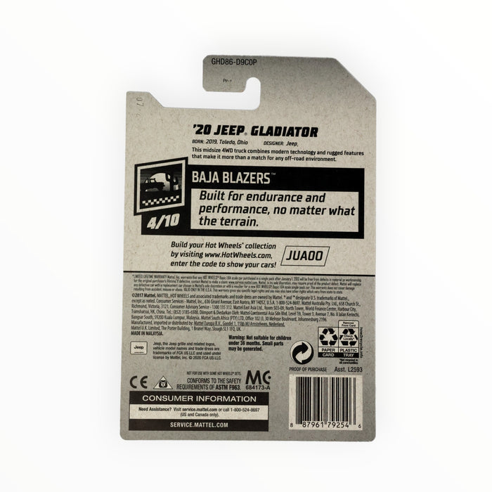Hot Wheels '20 Jeep Gladiator - Mainline (2020) 157/250