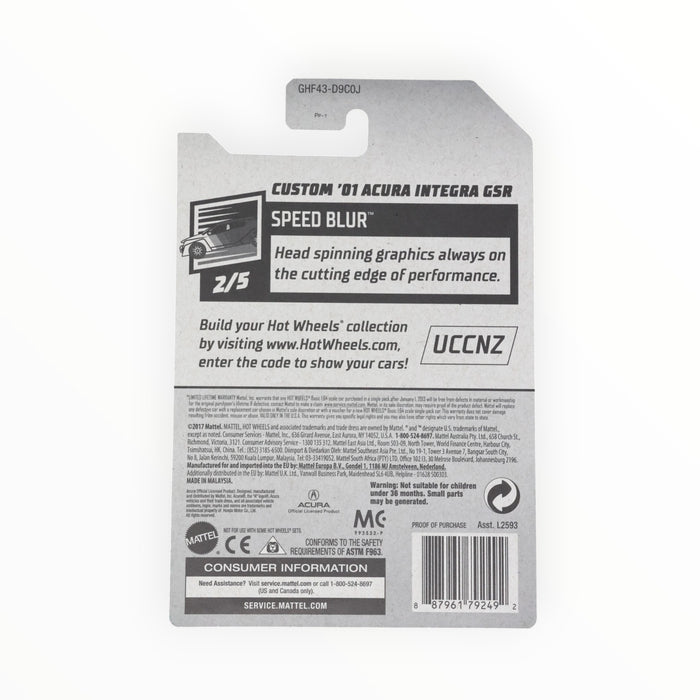 Hot Wheels Custom '01 Acura Integra GSR - Mainline (2020) 97/250