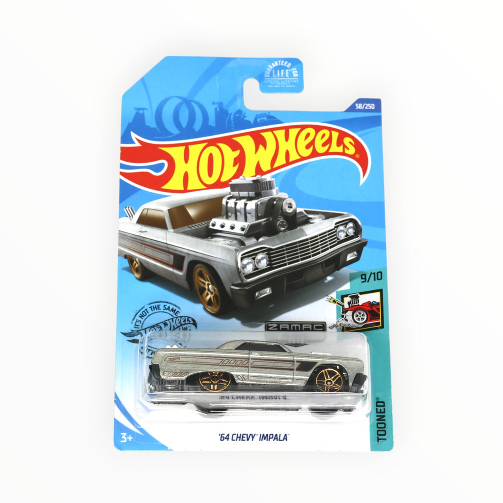 ホットウィール ZAMAC 1964 CHEVY IMPALA 500台限定 Hot Wheels '64 Chevy Impala - Mainline (2020) 58/250 — 99Diecast