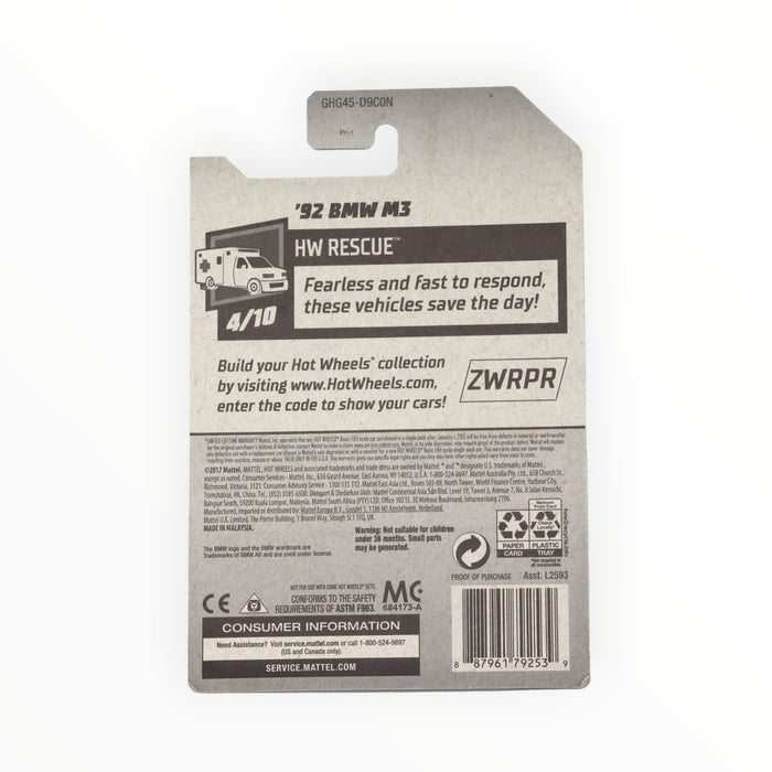 Hot Wheels '92 BMW M3 - Mainline (2020) 207/250