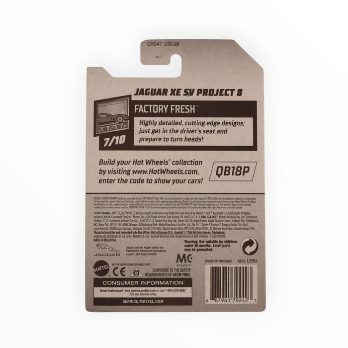 Hot Wheels Jaguar XE SV Project 8 - Mainline (2019) 244/250