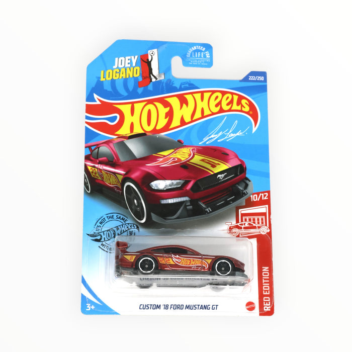 Hot Wheels Custom '18 Ford Mustang GT (Red Edition) Mainline (2020) 222/250