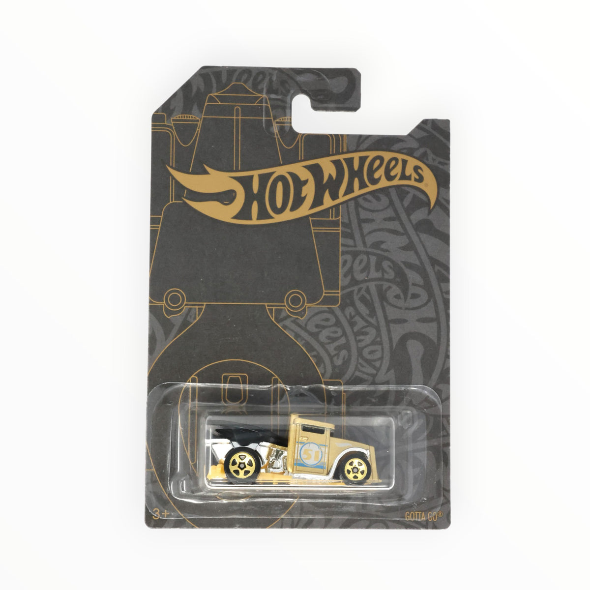 Hot Wheels Gotta Go 2025 - Modèle Treasure Hunt, échelle 1:64 - Occasion (blister Fermé)