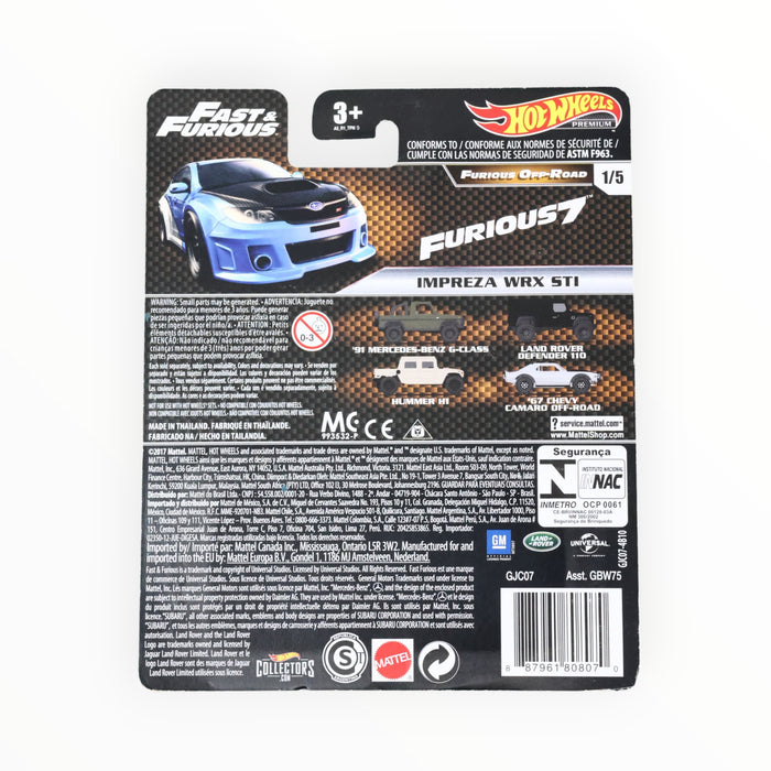 Hot Wheels Impreza WRX STI - Fast & Furious Premium (2019)