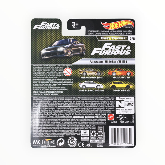 Hot Wheels Nissan Silvia (S15) - Fast & Furious Premium (2020)