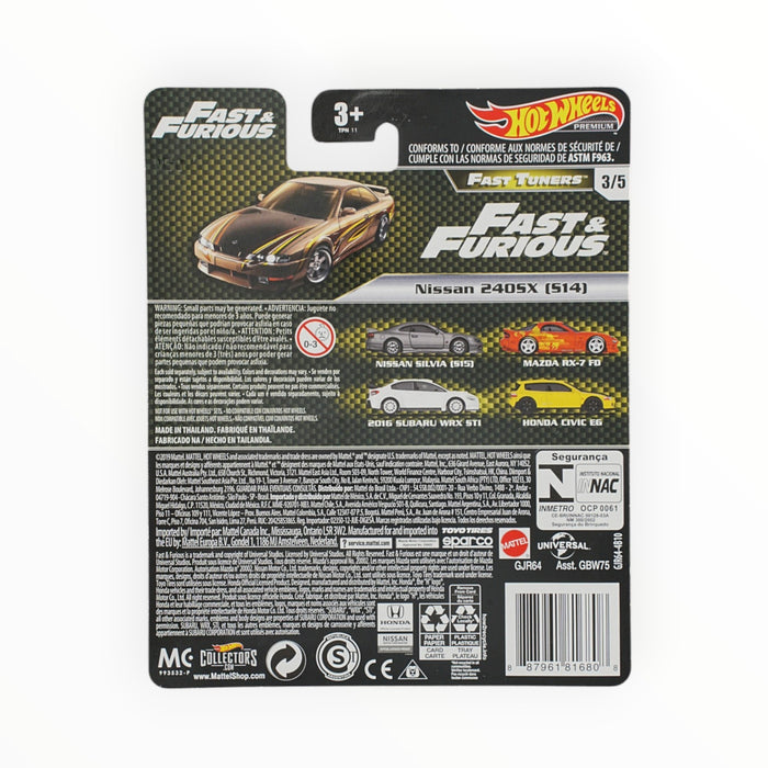 Hot Wheels Nissan 240SX (S14) - Fast & Furious Premium (2020)