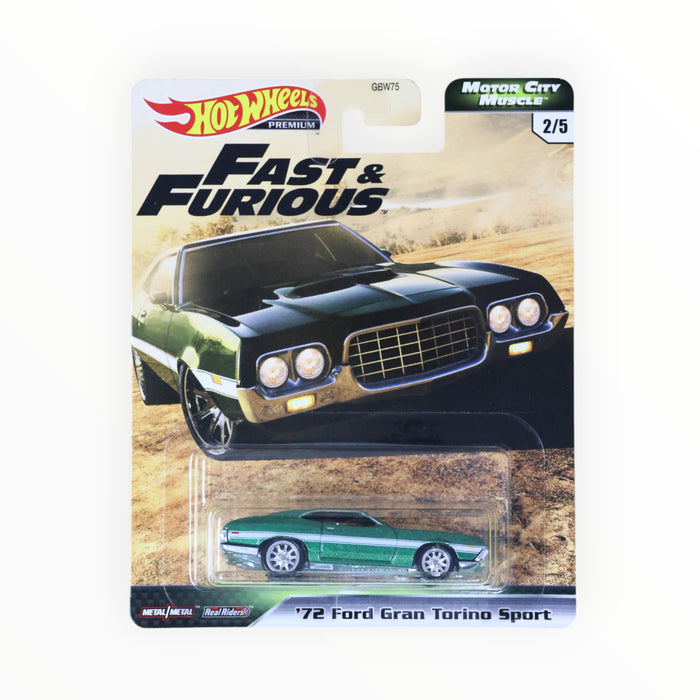 Hot Wheels '72 Ford Gran Torino Sport - Fast & Furious Premium (2020)