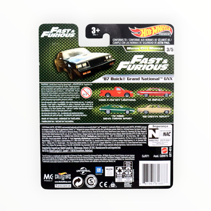 Hot Wheels '87 Buick Grand National GNX - Fast & Furious Premium (2020)