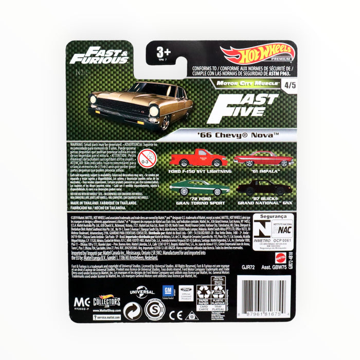 Hot Wheels '66 Chevy Nova - Fast & Furious Premium (2020)