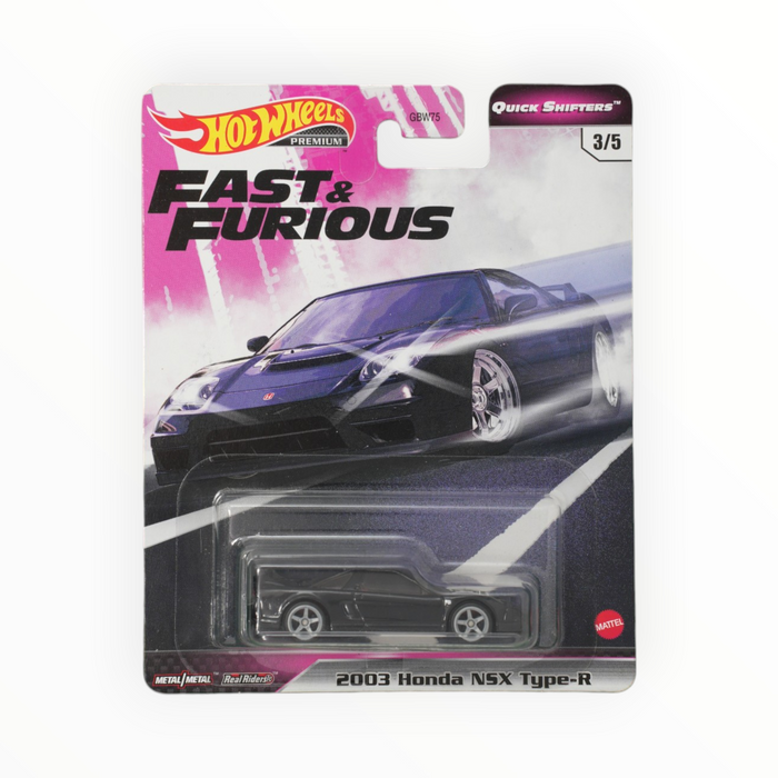 Hot Wheels 2003 Honda NSX Type-R - Fast & Furious Premium (2020)